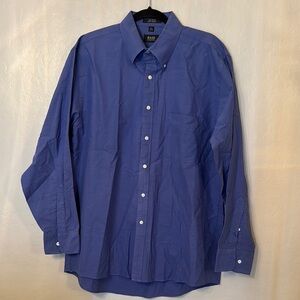 Bass‎ Men's Classic Blue Dress Shirt